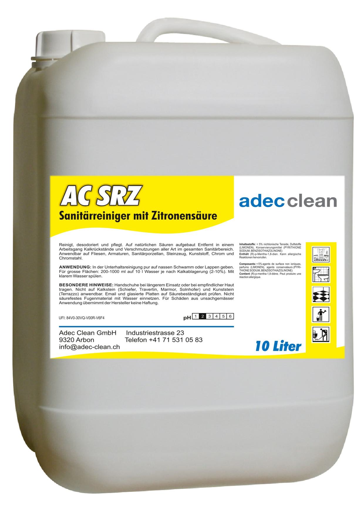 AC SRZ | Sanitärreiniger | 10 L
