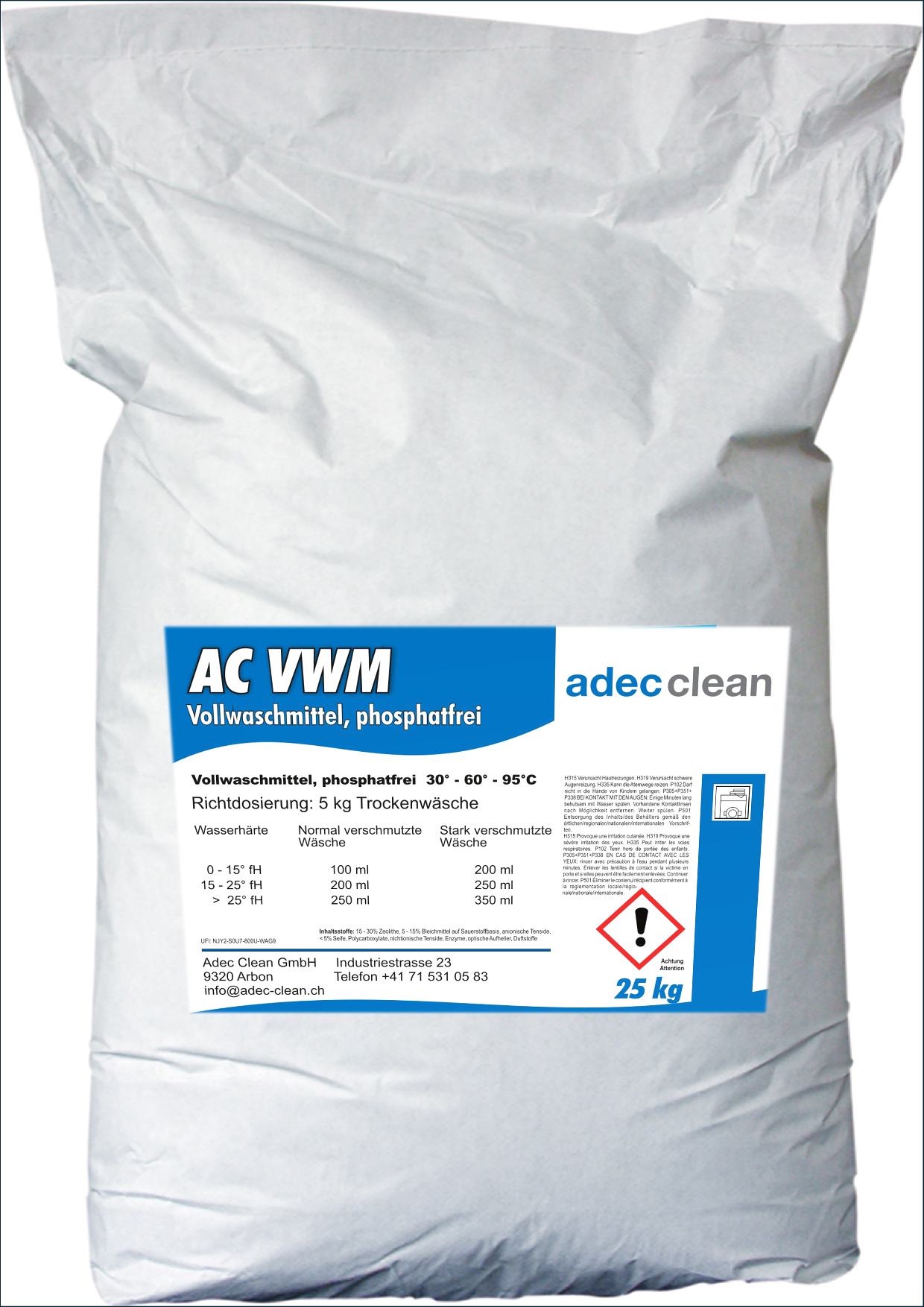 AC VWM | Vollwaschmittel | 25 kg