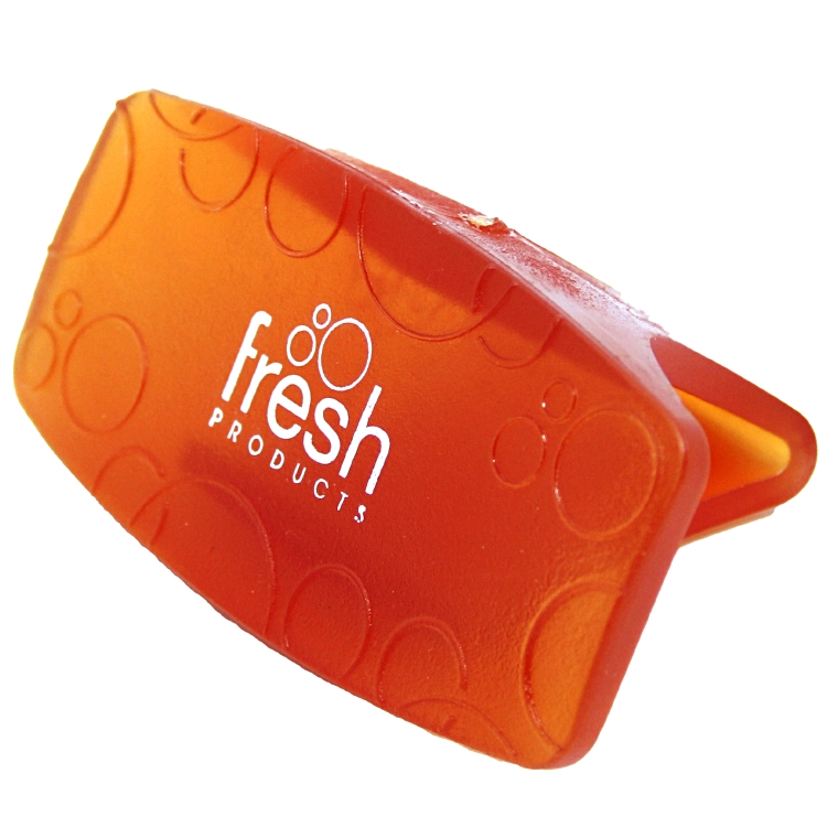 WC-Clip Mango Orange einzeln verpackt | Fre-Pro